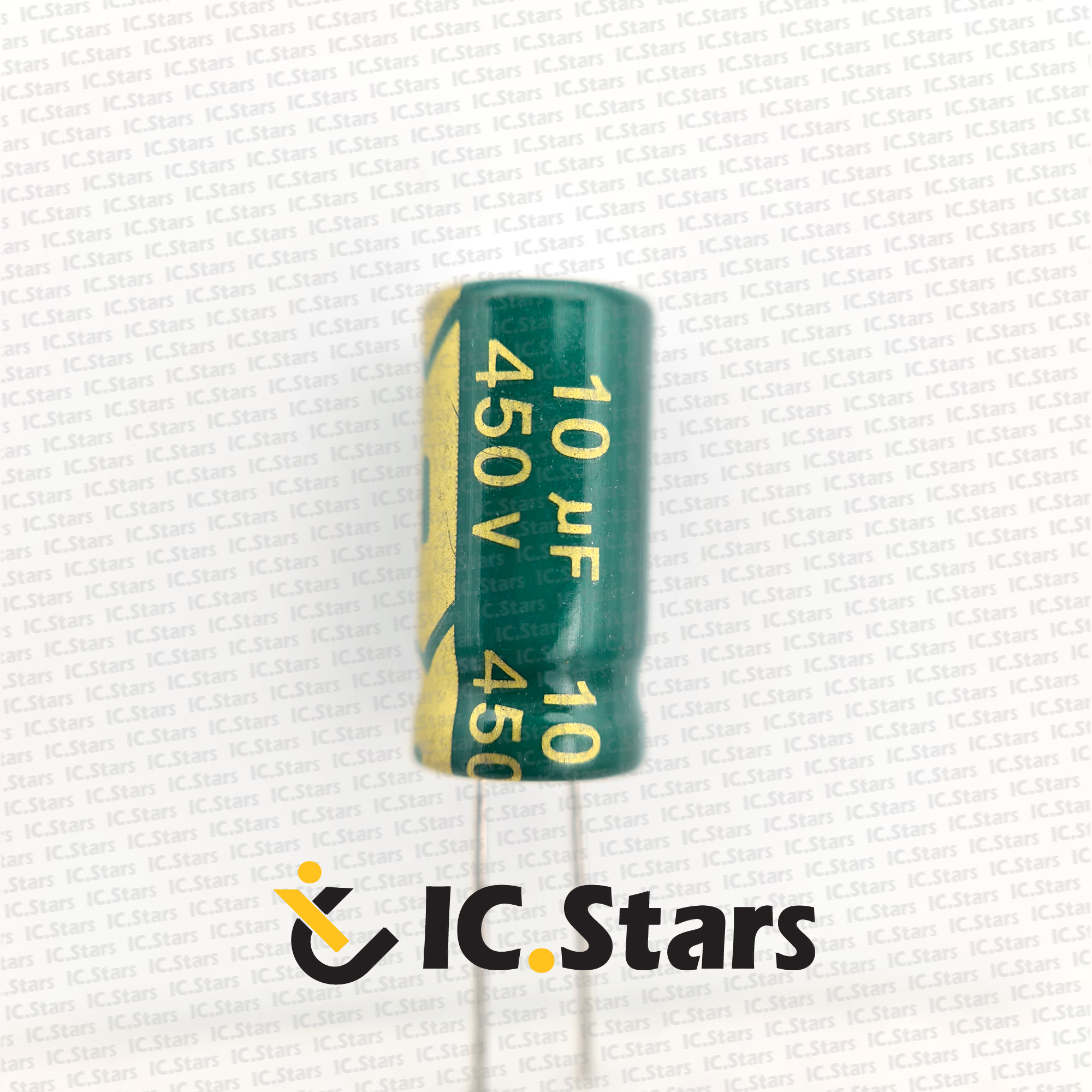 خازن الکترولیت 10 ميکروفاراد 450 ولت |  10uF  450V