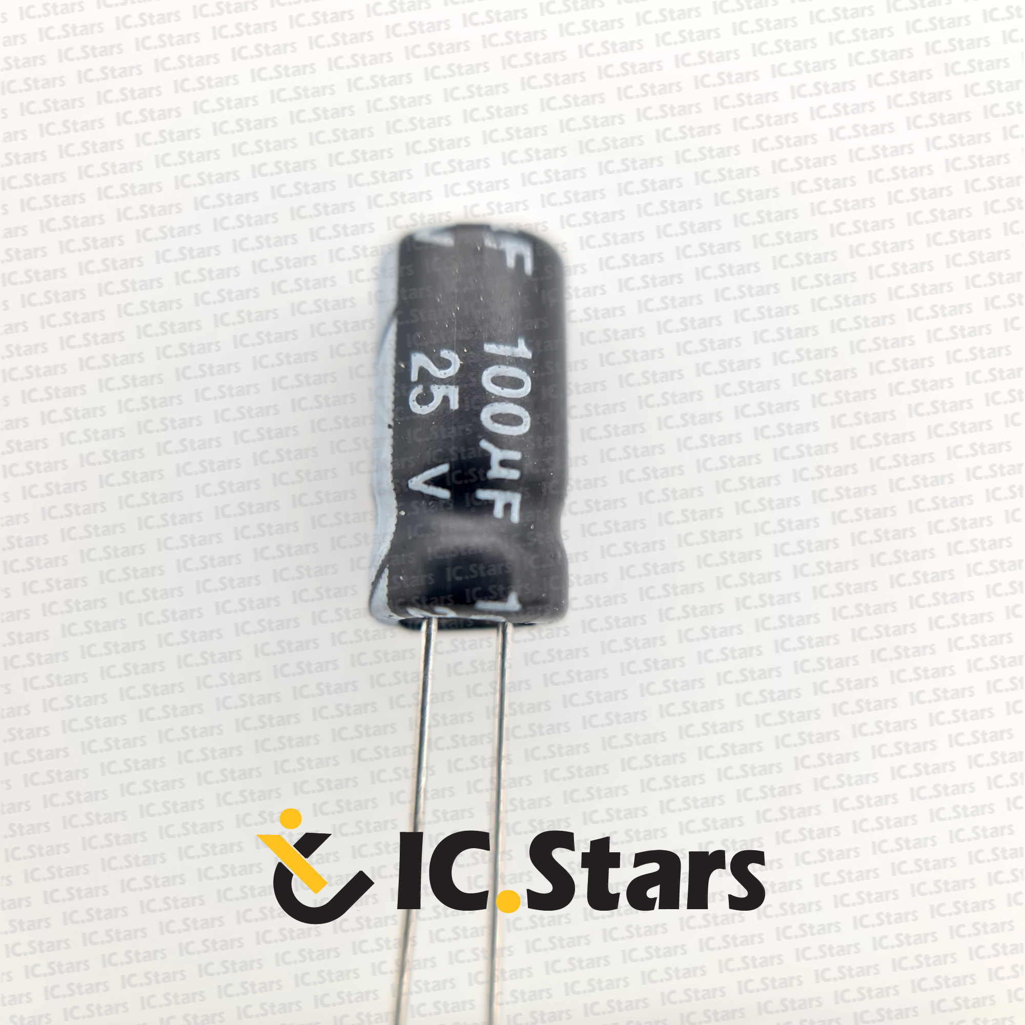 خازن الکترولیت 100 ميکروفاراد 25 ولت |  100uF  25V