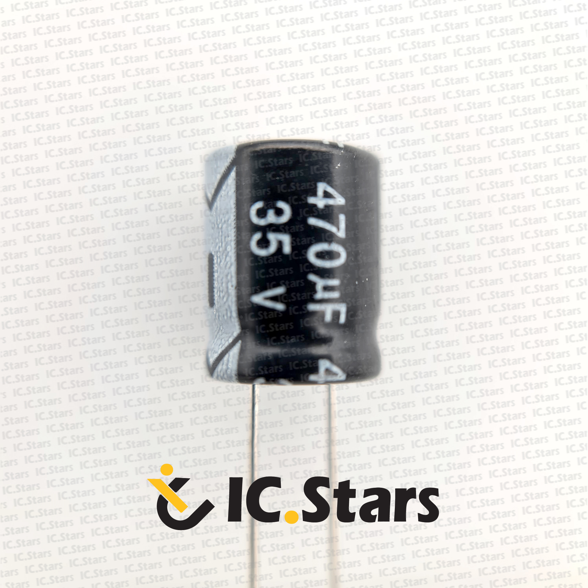 خازن الکترولیت 470 ميکروفاراد 35 ولت |  470uf  35V
