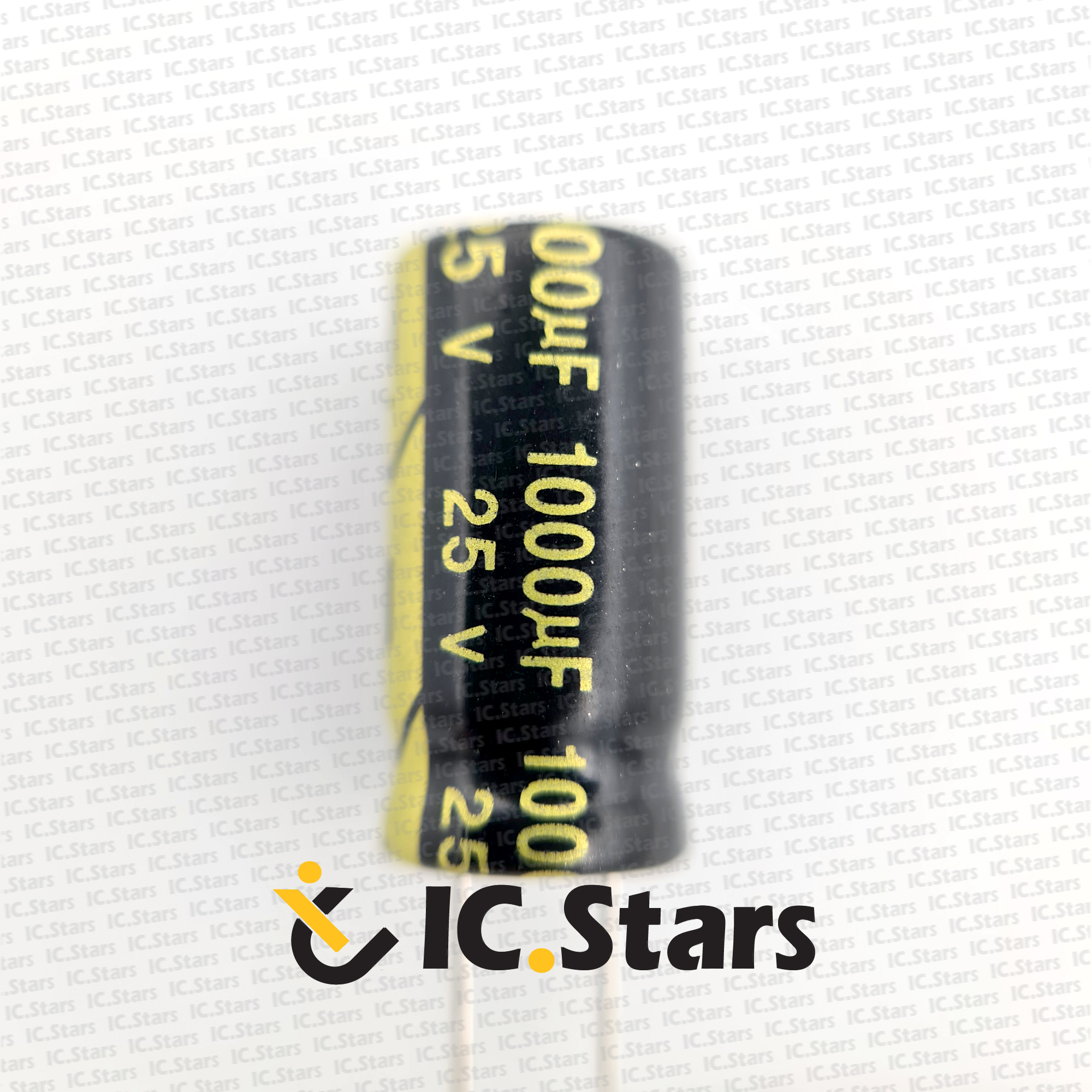 خازن الکترولیت 1000 ميکروفاراد 25 ولت |  1000uF  25V