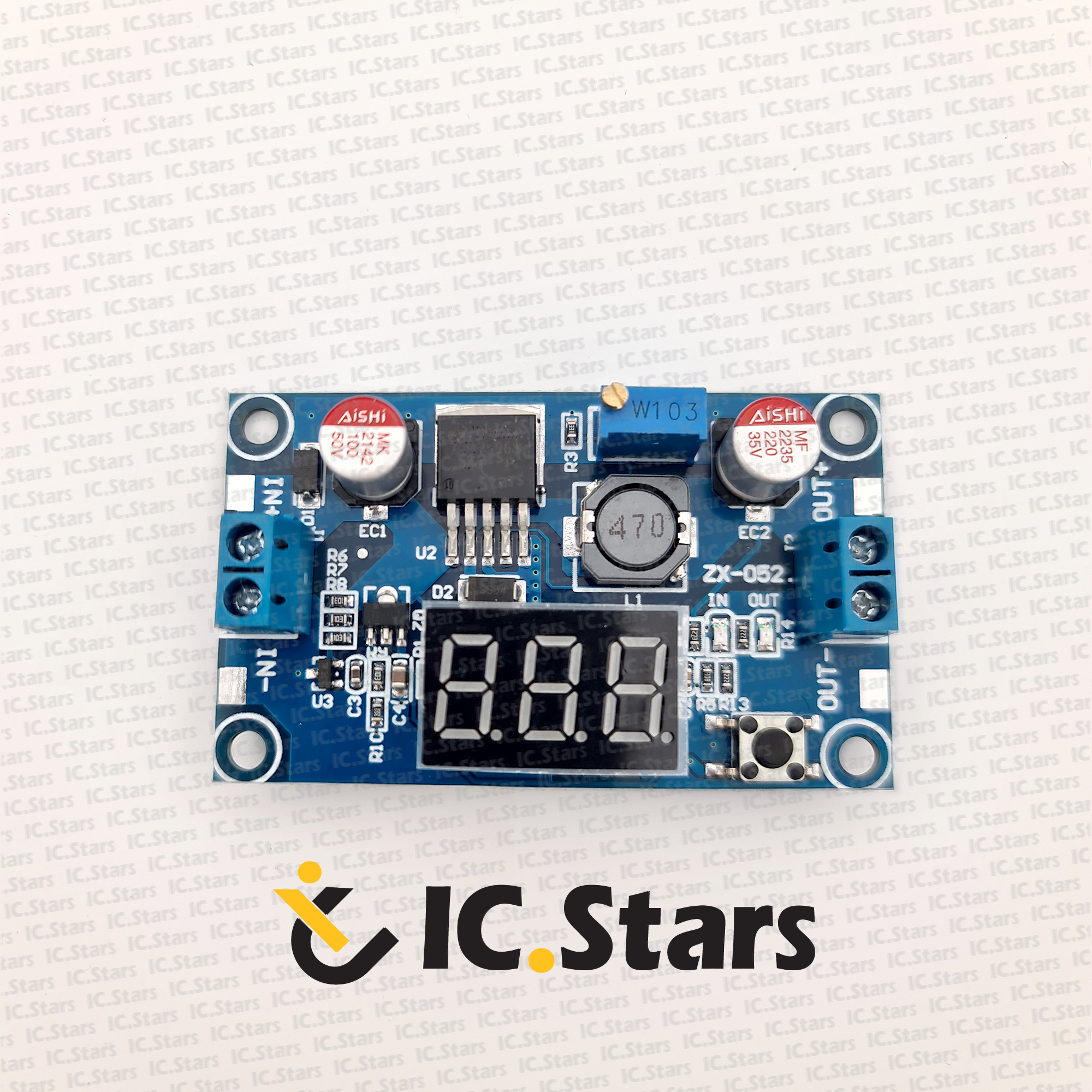 ماژول کاهنده داراي نمايشگر LM2596 3A