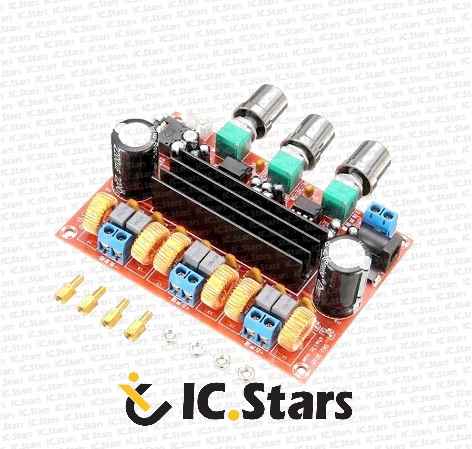 ماژول آمپلي فاير M139  2*50W+100W وات با خروجی ساب ووفر